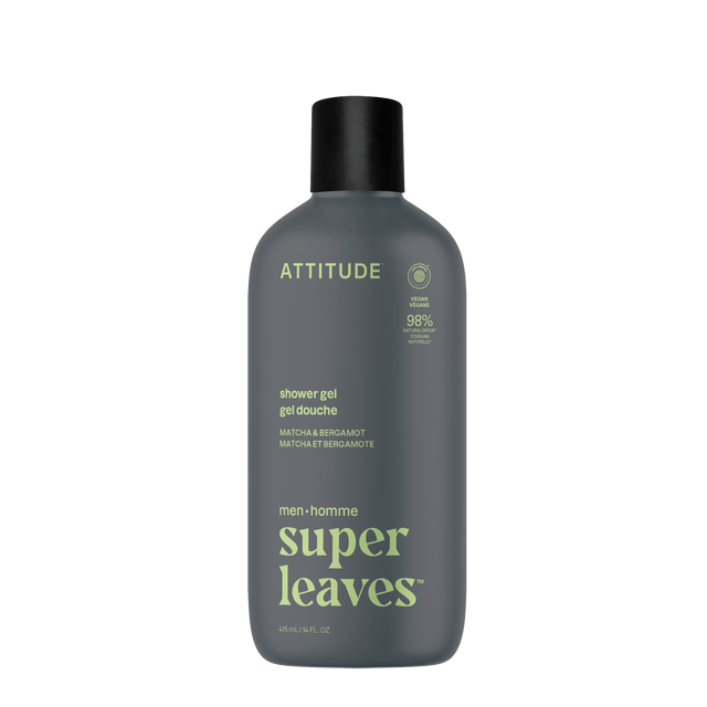 Mens Shower Gel Matcha & Bergamot - mypure.co.uk