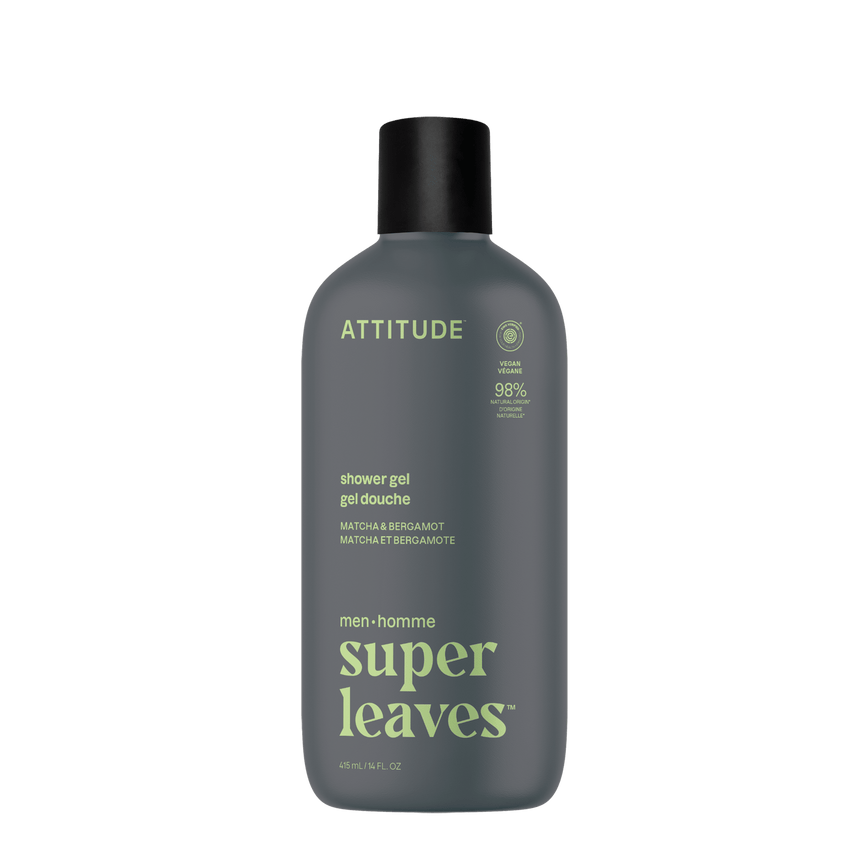 Mens Shower Gel Matcha & Bergamot - mypure.co.uk