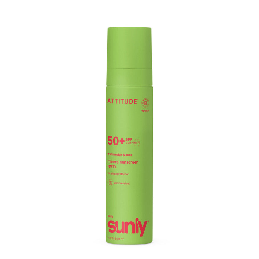Mineral Sunscreen Spray Kids SPF50 Watermelon - mypure.co.uk
