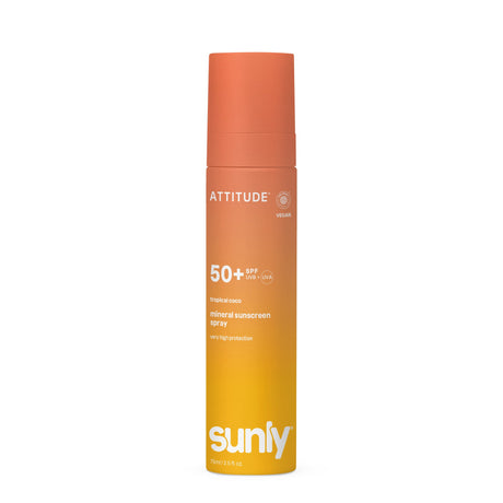Mineral Sunscreen Spray SPF50 Coco Tropical - mypure.co.uk