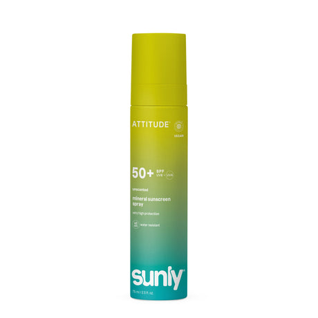 Mineral Sunscreen Spray SPF50 Unscented - mypure.co.uk