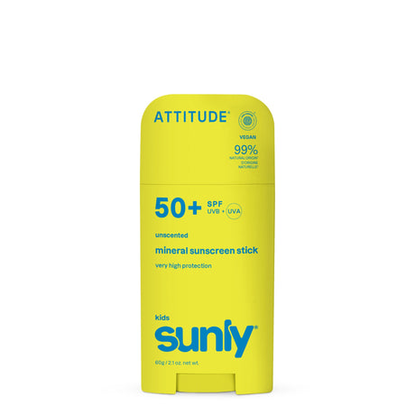 Mineral Sunscreen Stick Kids SPF 50 Unscented - mypure.co.uk