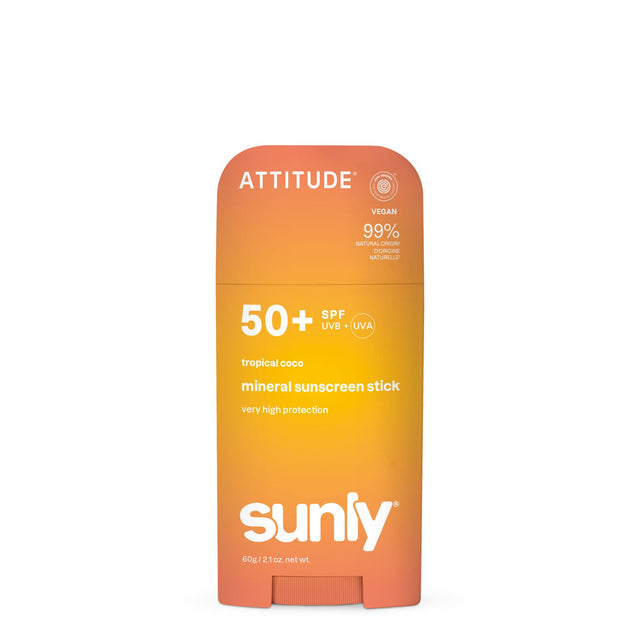 Mineral Sunscreen Stick SPF 50 Coco Tropical - mypure.co.uk