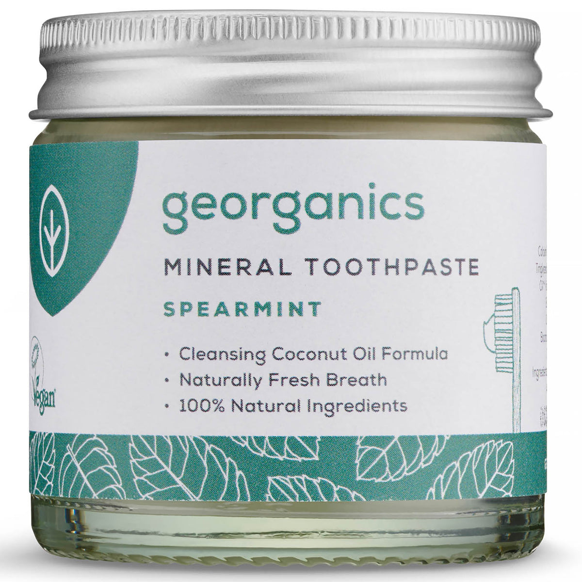 Buy Georganics Mineral Toothpaste Spearmint| MyPure – mypure.co.uk