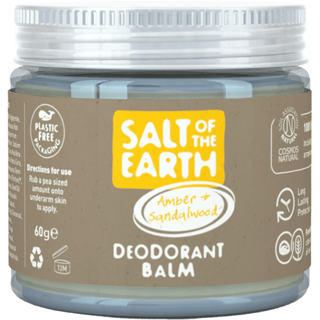 Natural Deodorant Balm | Amber & Sandalwood - mypure.co.uk