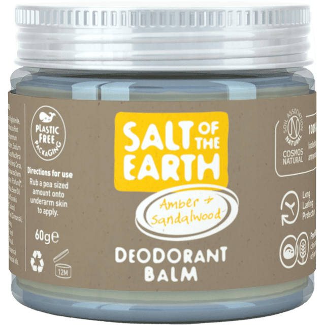 Natural Deodorant Balm | Amber & Sandalwood - mypure.co.uk