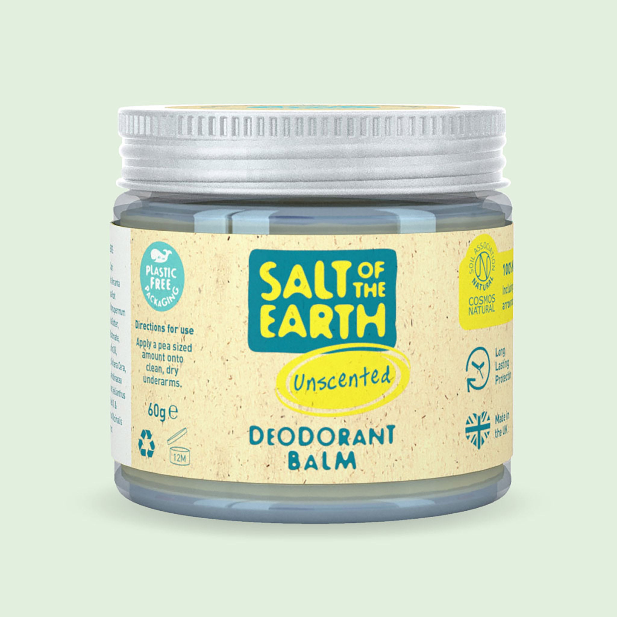 Natural Deodorant Balm | Unscented - mypure.co.uk