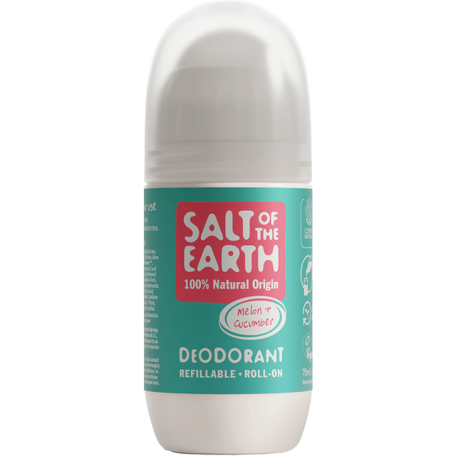 Natural Deodorant Refillable Roll - On | Melon & Cucumber - mypure.co.uk
