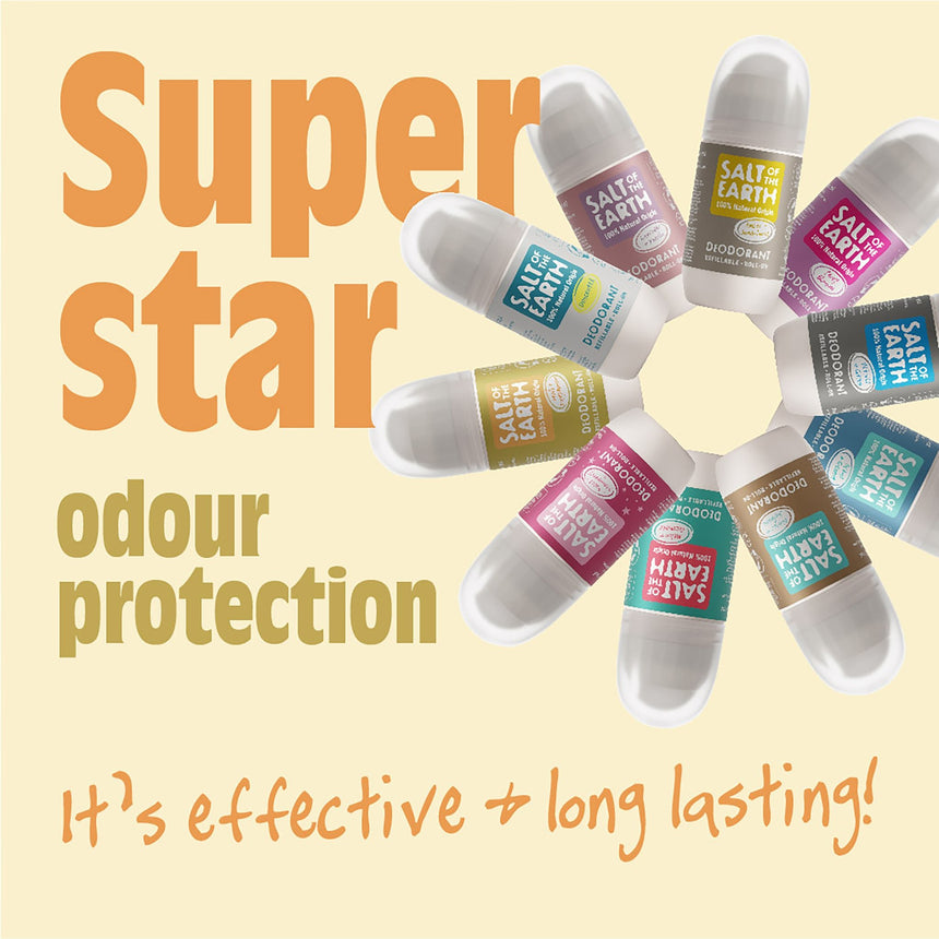 Natural Deodorant Refillable Roll-On | Neroli & Orange - mypure.co.uk