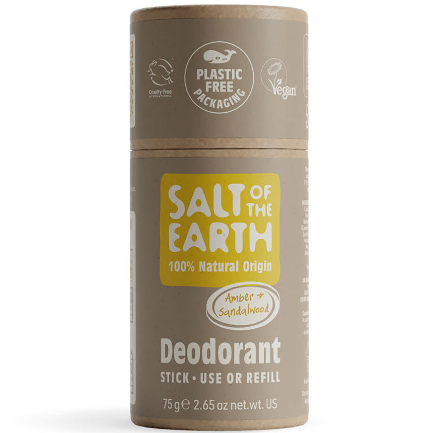 Natural Deodorant Stick | Amber & Sandalwood - mypure.co.uk