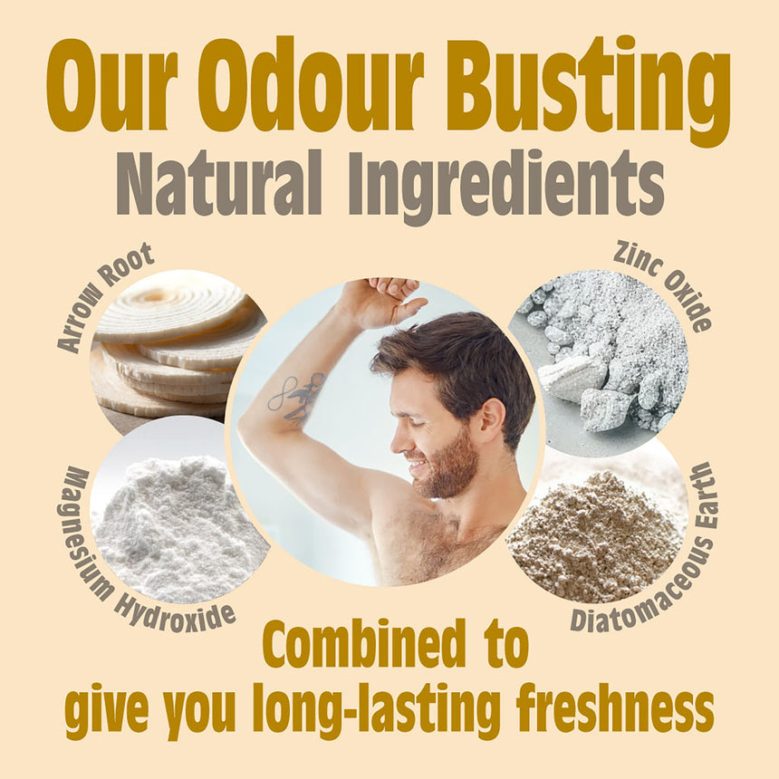 Natural Deodorant Stick | Amber & Sandalwood - mypure.co.uk