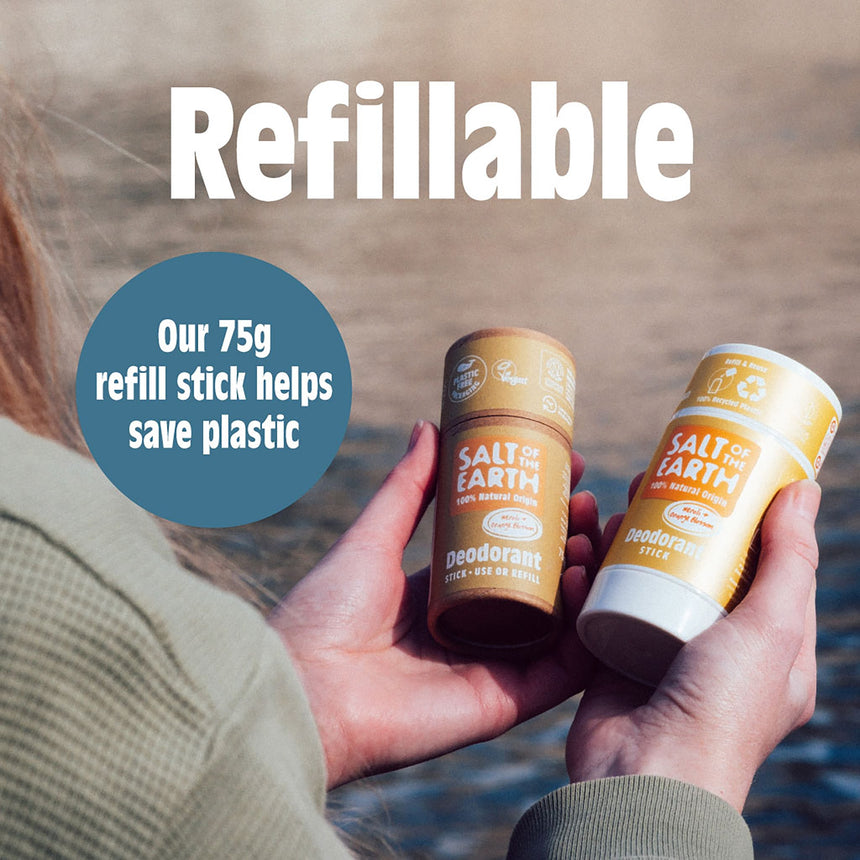 Natural Deodorant Stick | Vetiver & Citrus - mypure.co.uk