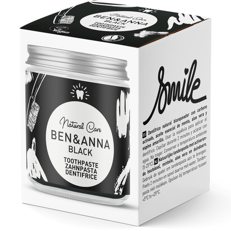 Natural Fluoride Free Toothpaste | Black with Activated Charcoal* - mypure.co.uk