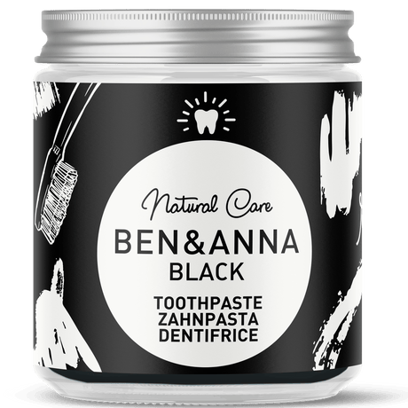 Natural Fluoride Free Toothpaste | Black with Activated Charcoal* - mypure.co.uk