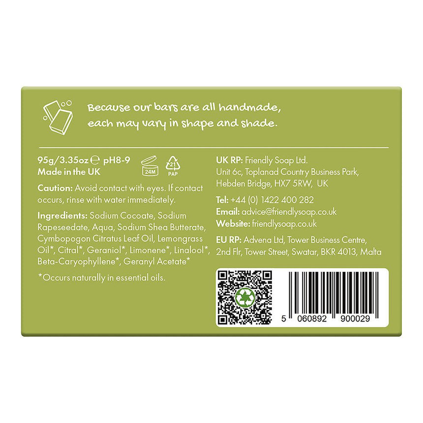 Natural Soap Bar | Lemongrass - mypure.co.uk