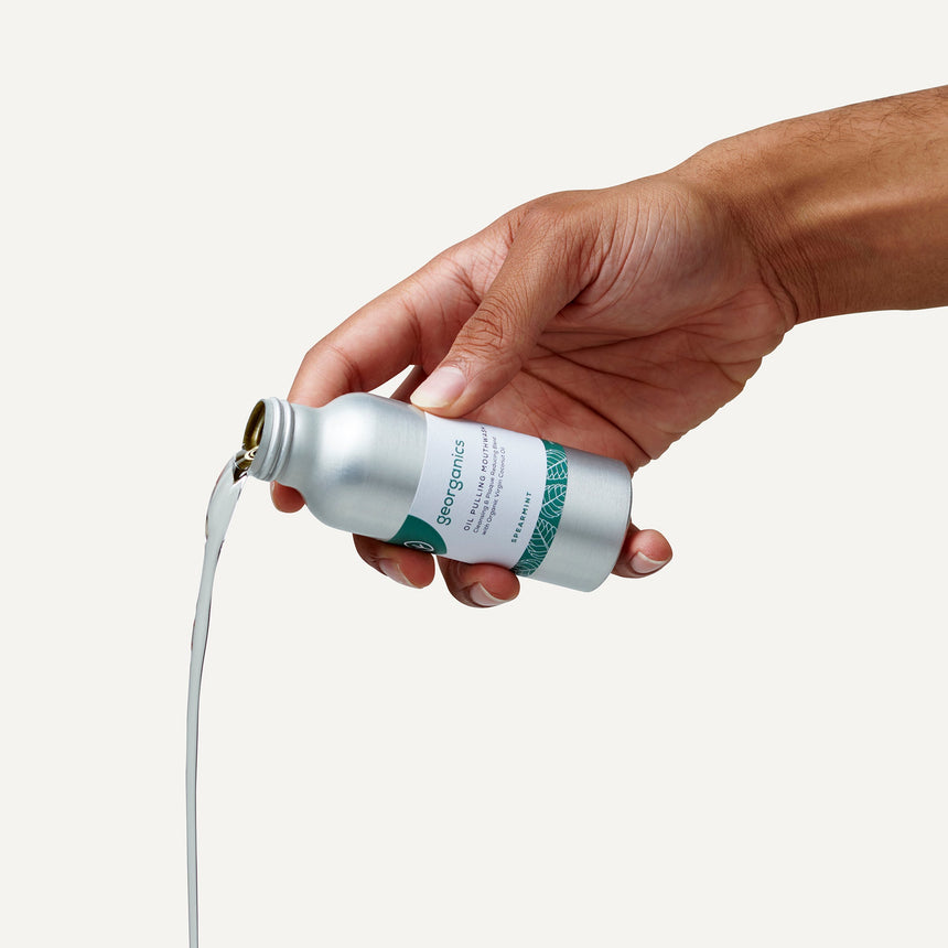 Oil Pulling Mouthwash | Spearmint - mypure.co.uk
