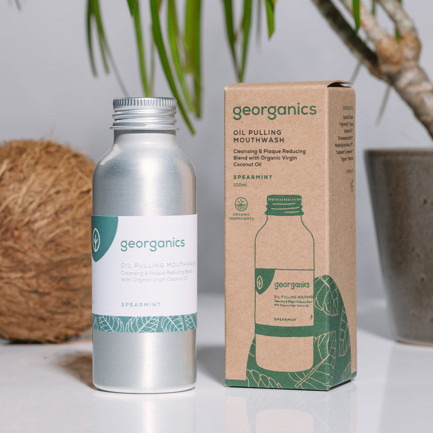 Oil Pulling Mouthwash | Spearmint - mypure.co.uk