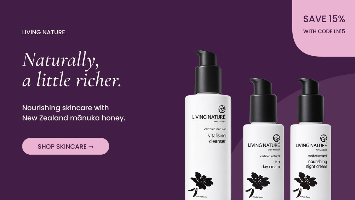 Living Nature 15% off plus GWP