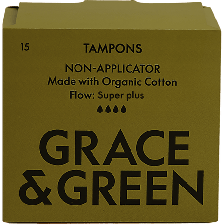Organic Cotton Non - applicator Tampons | Super Plus - mypure.co.uk