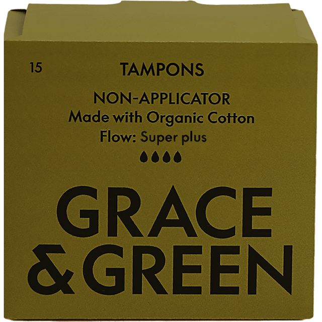 Organic Cotton Non - applicator Tampons | Super Plus - mypure.co.uk