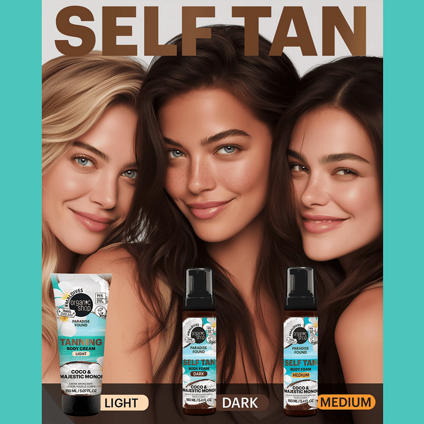 Paradise Found Self Tan Body Foam with Coco & Majestic Monoi - mypure.co.uk