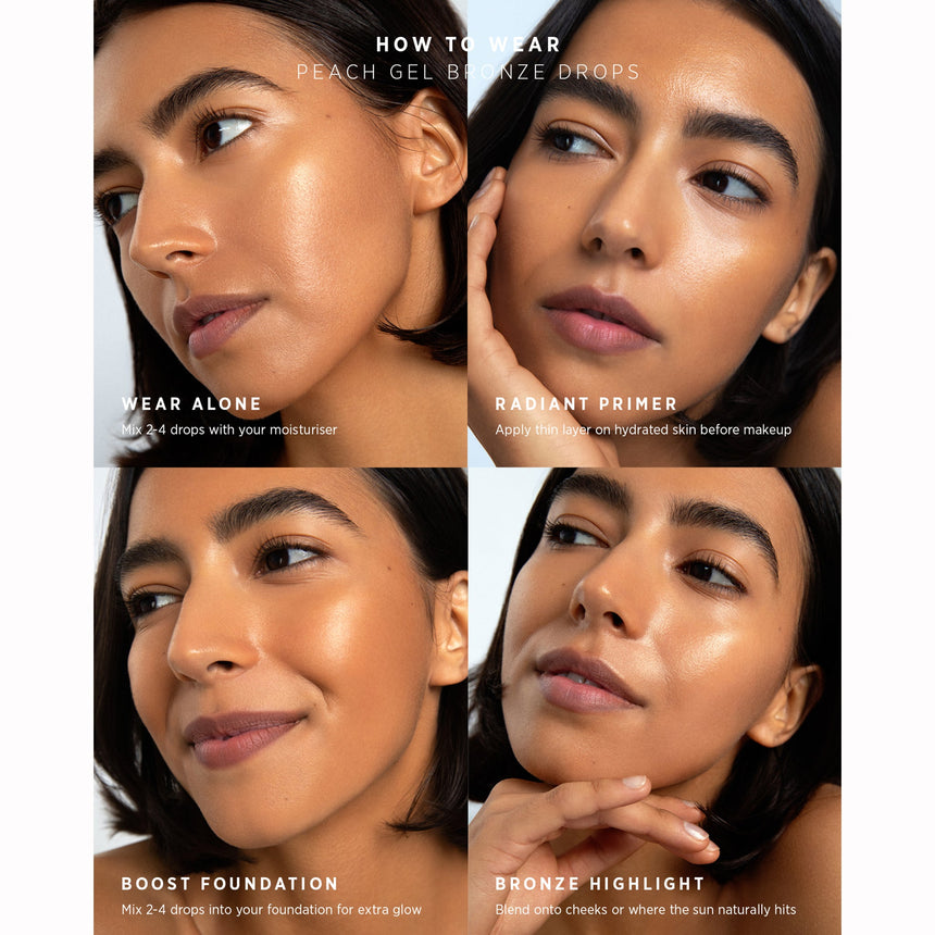Peach Gel Bronze Drops - mypure.co.uk