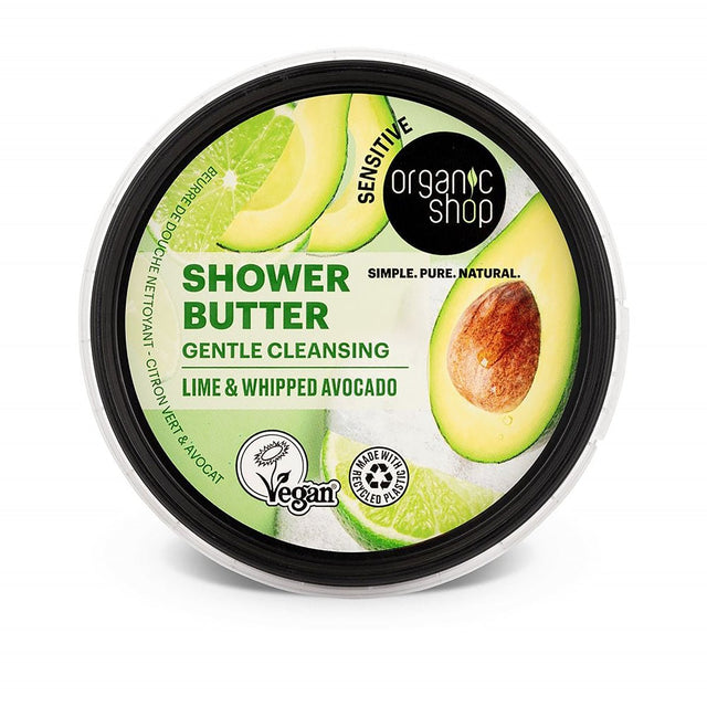 Shower Butter | Gentle Cleansing Lime & Avocado - mypure.co.uk