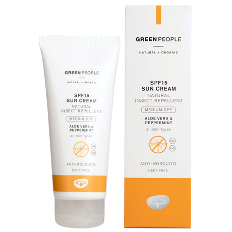 SPF15 Sun Cream with Natural Insect Repellent - mypure.co.uk