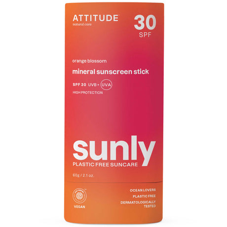 Sunscreen Body Stick 30 SPF | Orange Blossom - mypure.co.uk