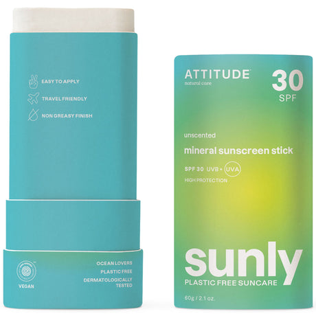 Sunscreen Body Stick 30 SPF | Unscented - mypure.co.uk