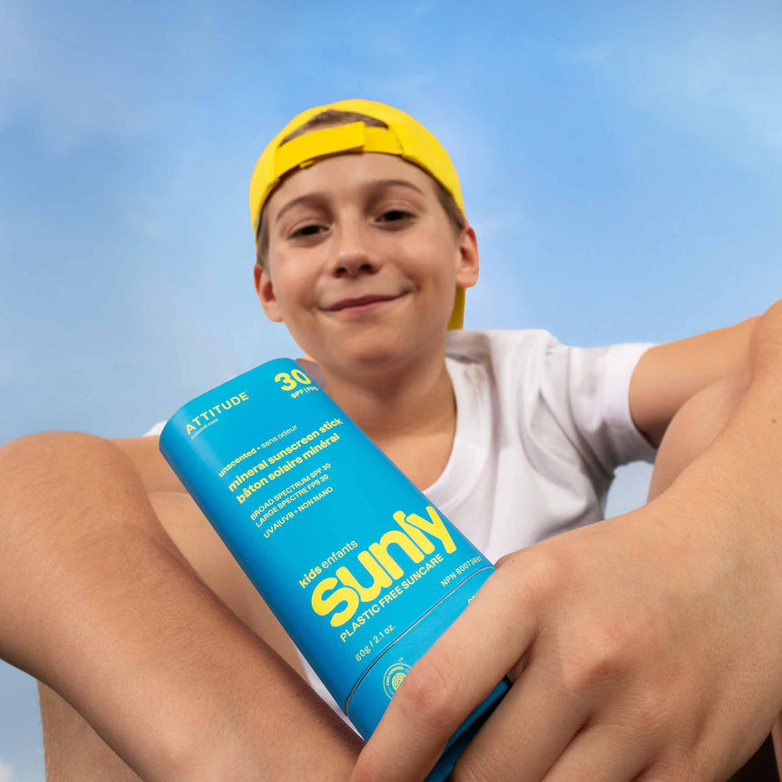 Sunscreen Children Body Stick 30 SPF | Unscented - mypure.co.uk