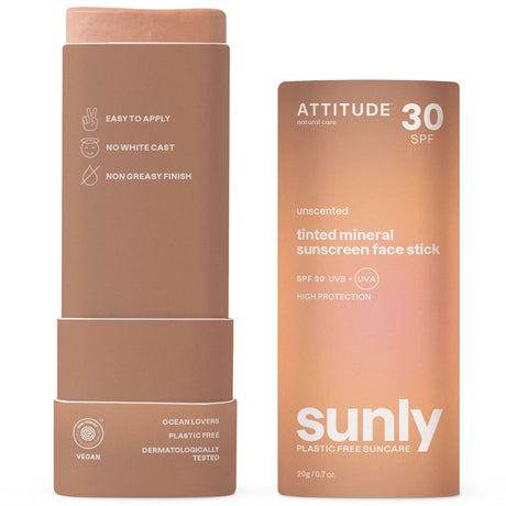 Sunscreen Face Stick 30 SPF | Tinted - mypure.co.uk