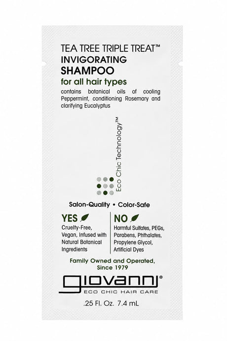 Tea Tree Triple Treat Shampoo - mypure.co.uk