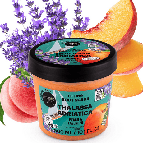 Thalassa Adriatica Lifting Body Scrub | Peach & Lavender - mypure.co.uk