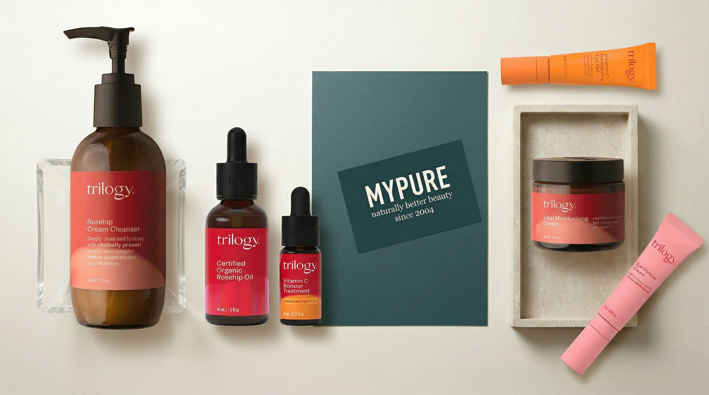 Trilogy Natural Skincare - range shot