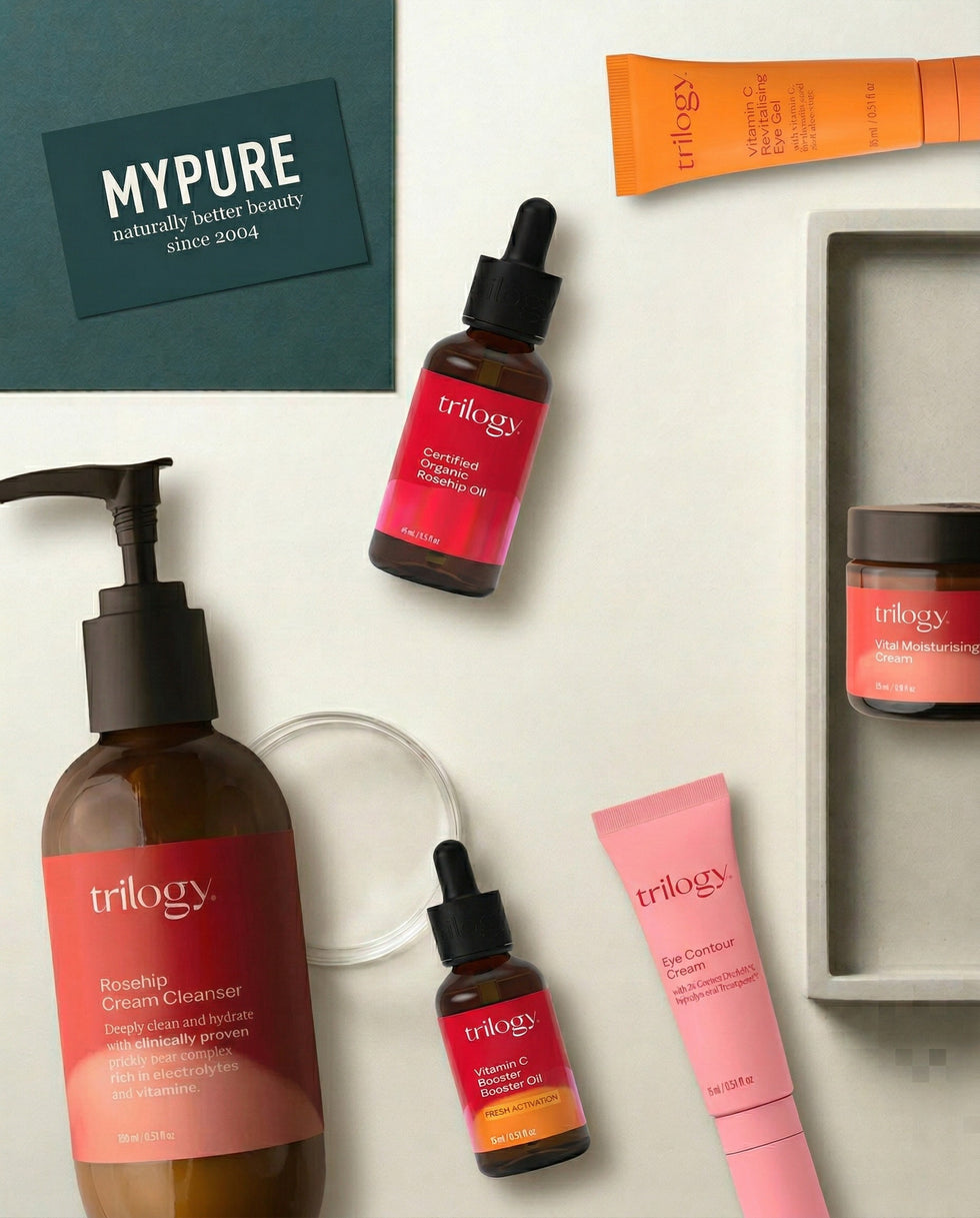 Trilogy Natural Skincare - range shot