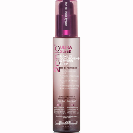 Ultra - Sleek Leave - In Conditioning and Styling Elixir - mypure.co.uk