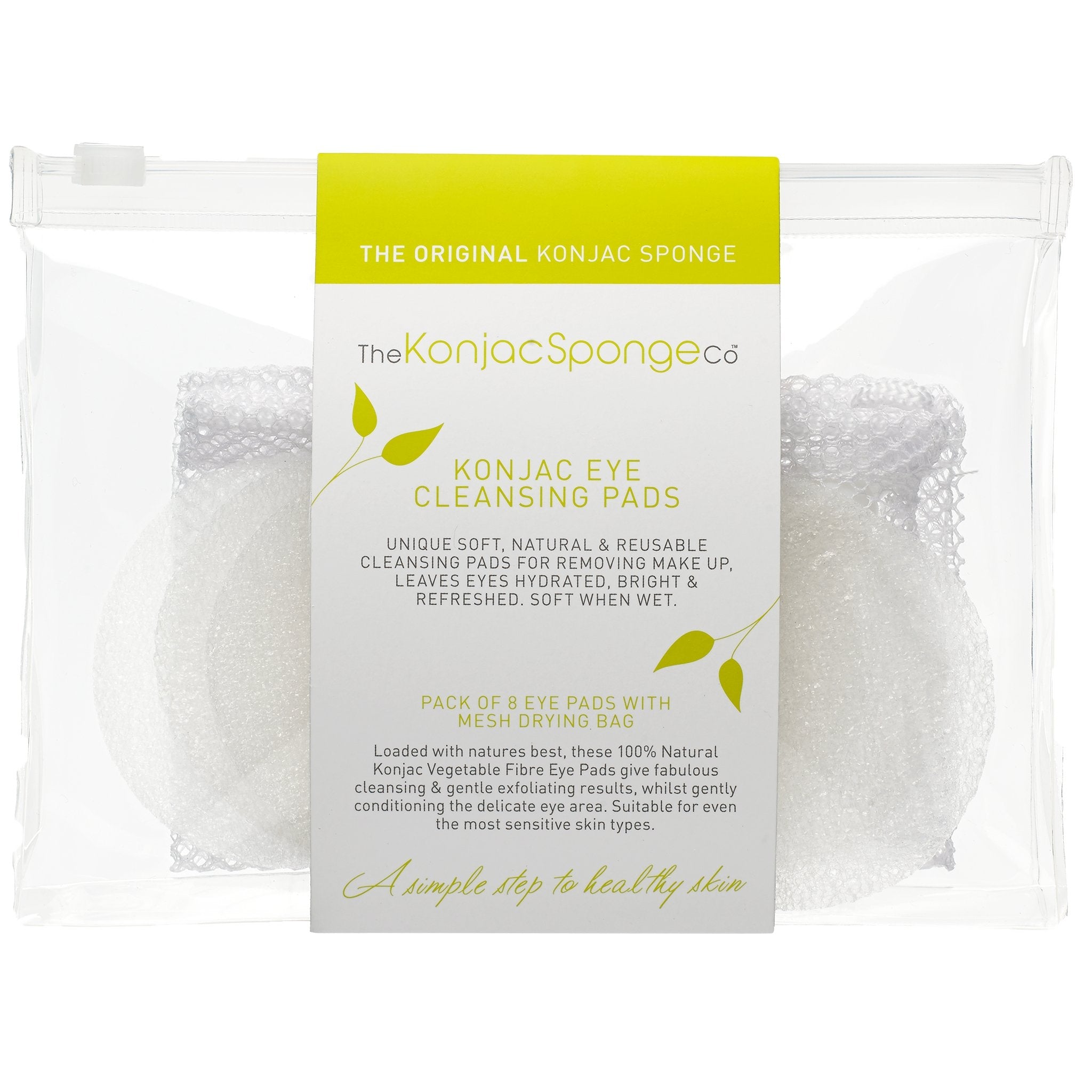 100% Pure Konjac Eye Cleansing Pads - mypure.co.uk