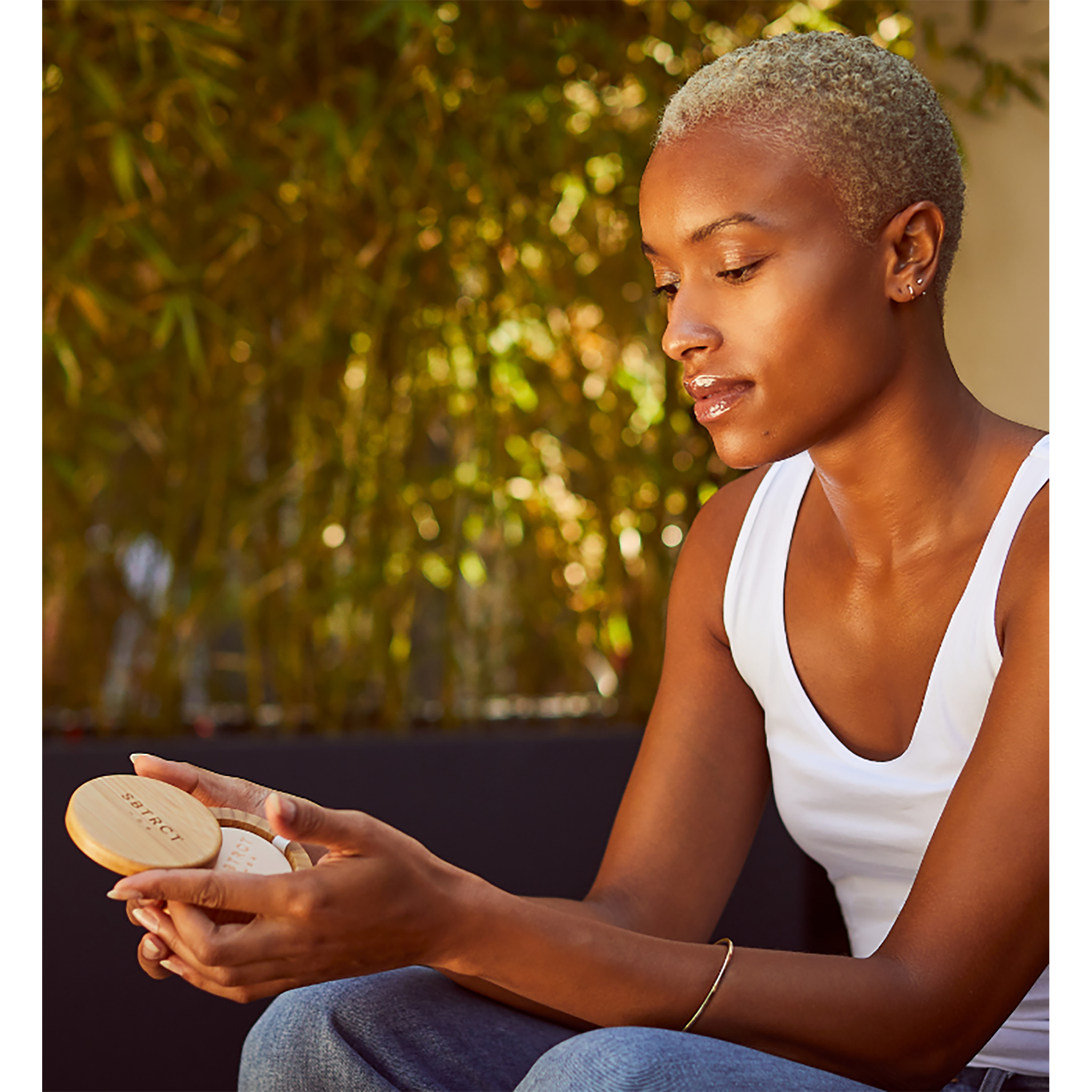 Bamboo Pot for Moisturising Facial Balm