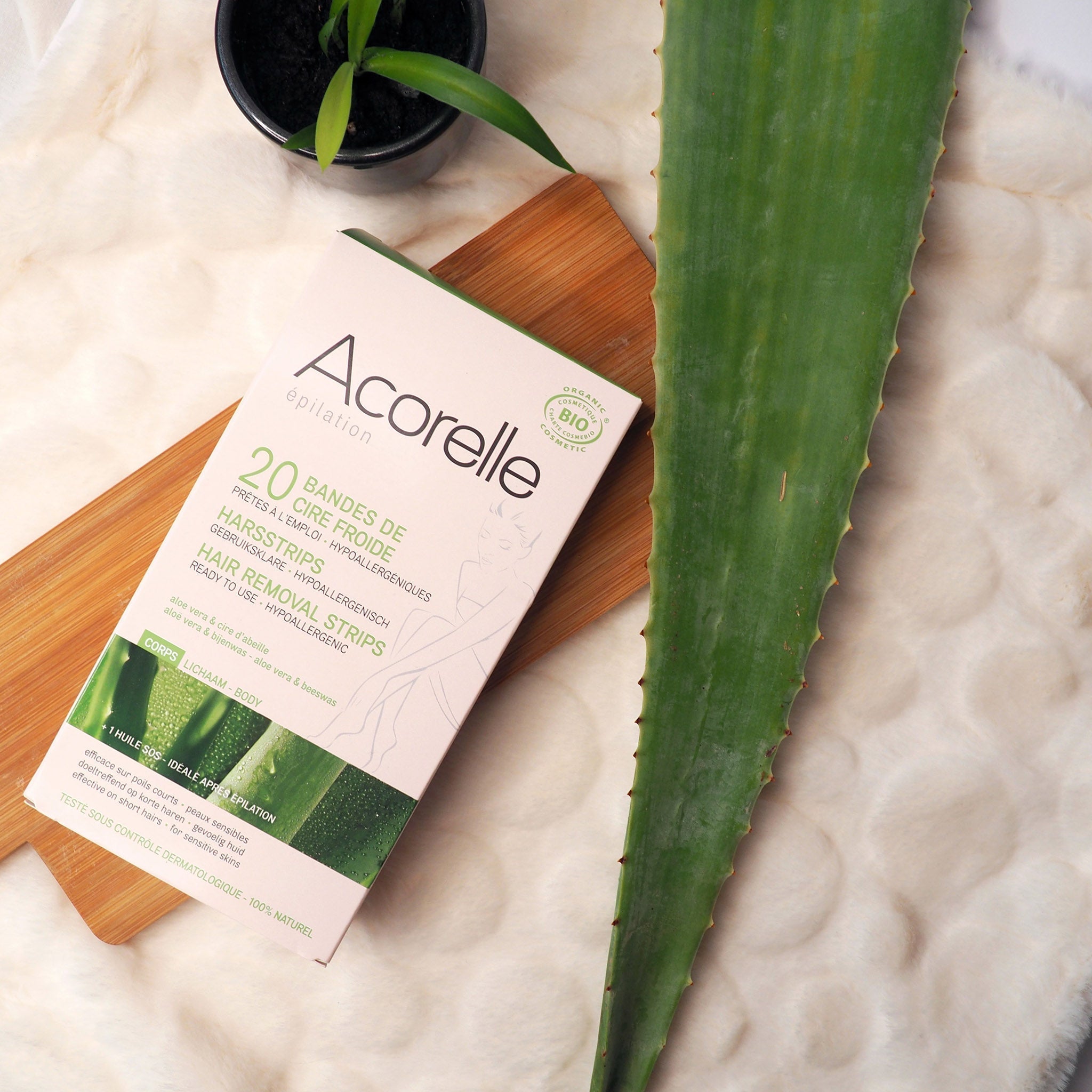 Acorelle Ready to use Body Hair Removal Strips - Free with £60 Spend - mypure.co.uk