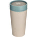 **BACK SOON** Reuseable Coffee Cup - Cream & Faraway Blue 12oz - mypure.co.uk