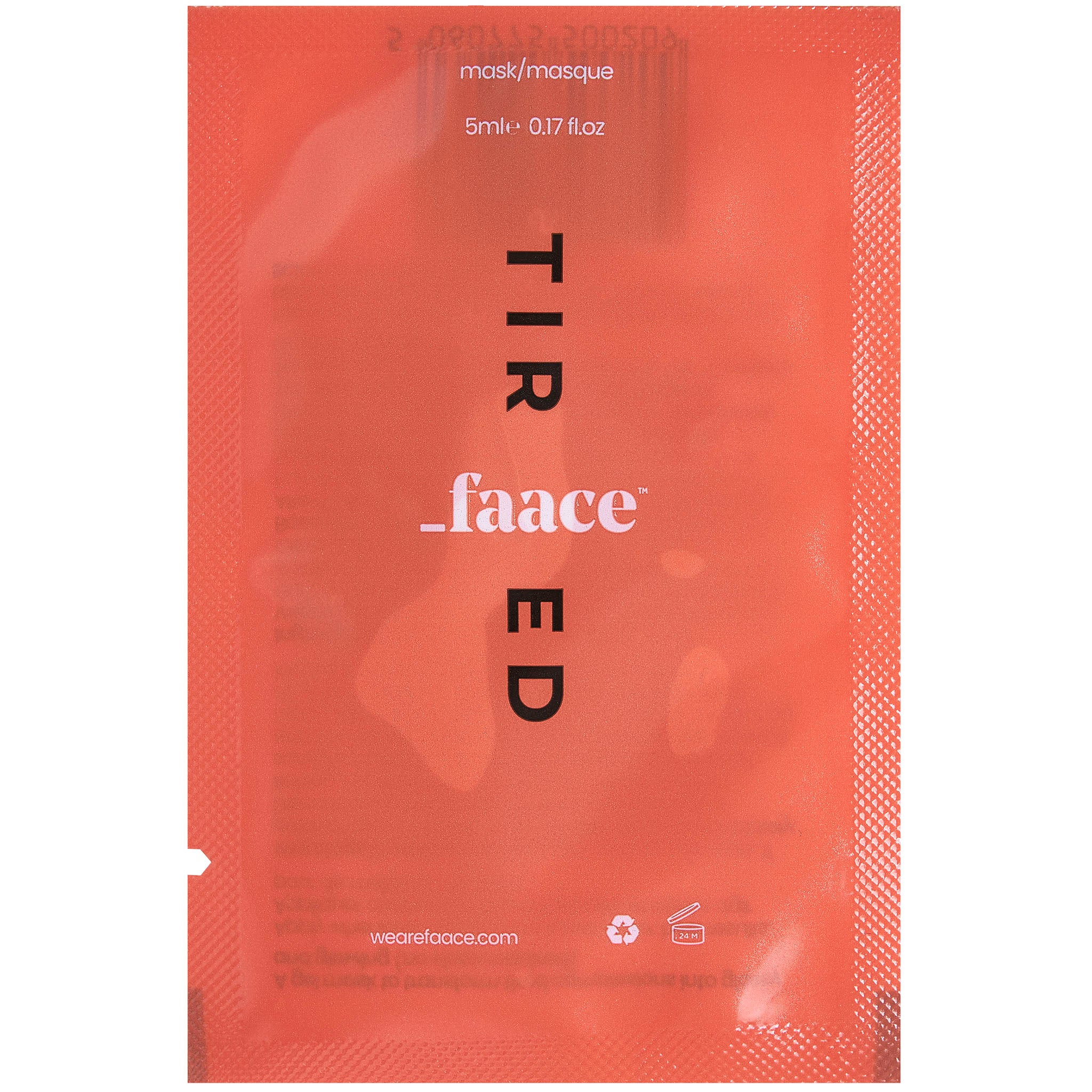 **BACK SOON** Tired Faace Mask - Travel Size - mypure.co.uk