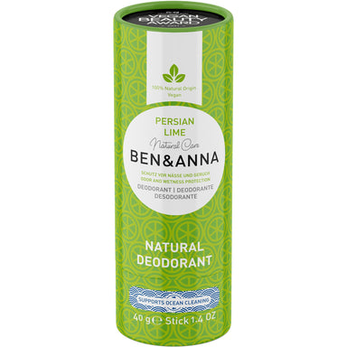 ***BACK SOON***Natural Soda Deodorant - Persian Lime (Paper Tube) - mypure.co.uk