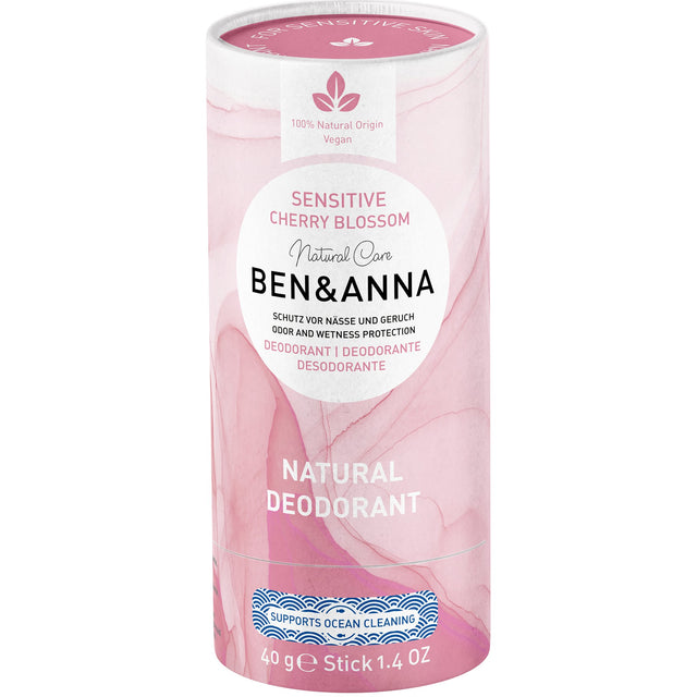 ***BACK SOON***Natural Soda Deodorant Stick | Sensitive Cherry Blossom - mypure.co.uk