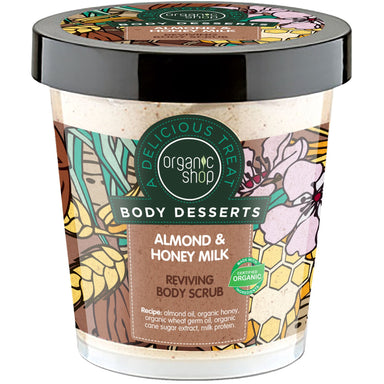 Body Desserts Almond & Honey Milk Reviving Body Scrub - mypure.co.uk
