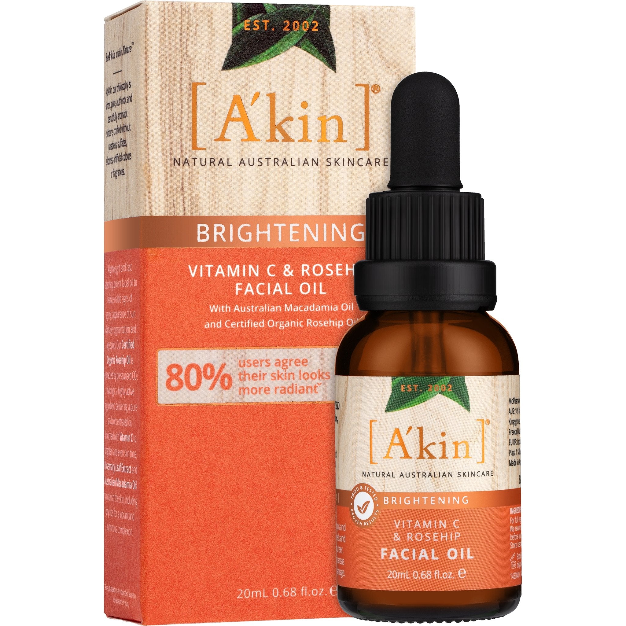 Brightening Rosehip Facial Oil with Vitamin C
