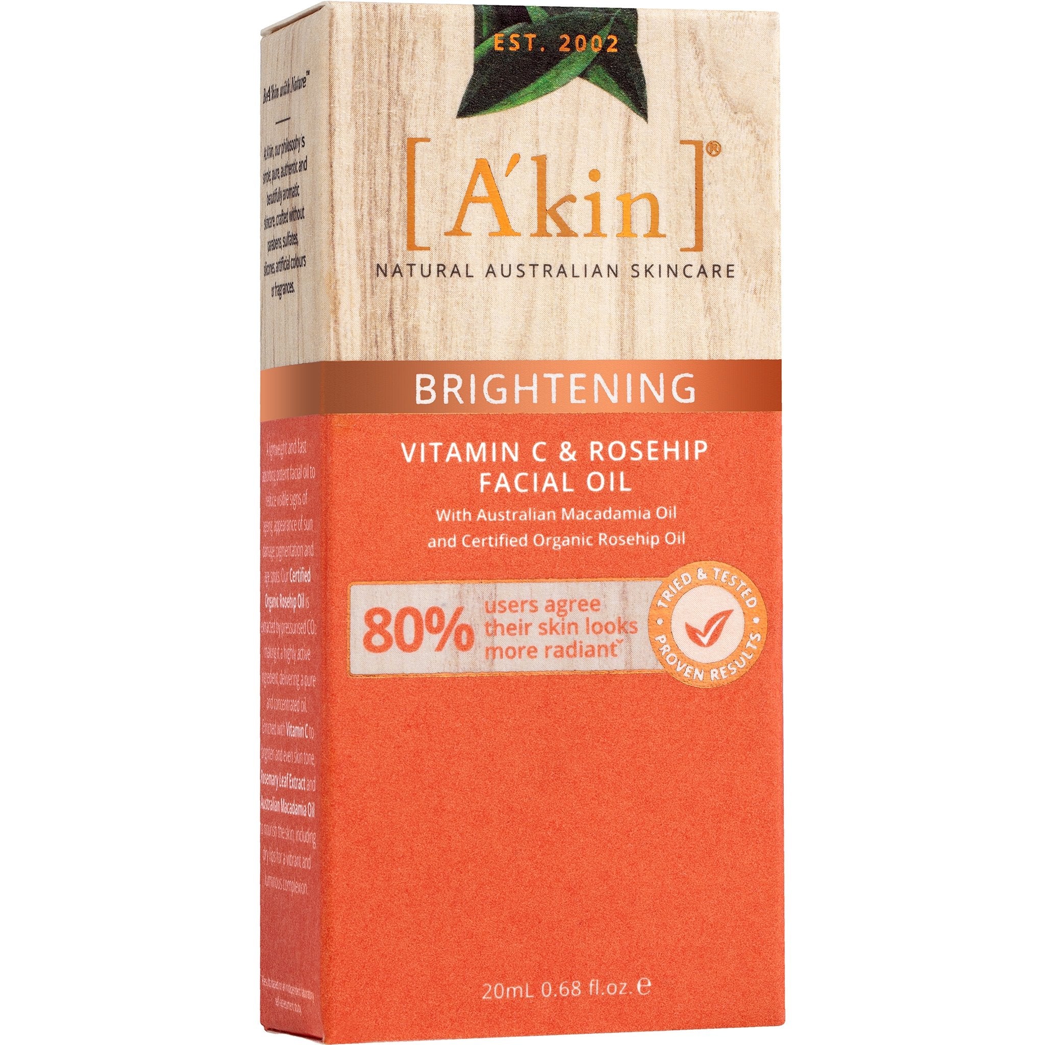 Brightening Rosehip Facial Oil with Vitamin C