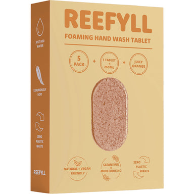 Foaming Hand Soap Refill Tablets - Juicy Orange Scent - mypure.co.uk