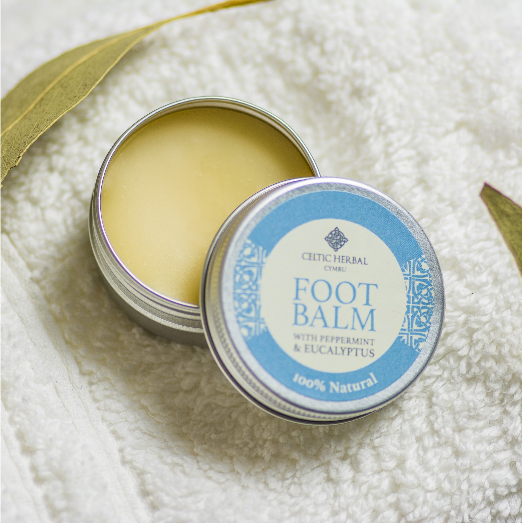 Foot Balm with Peppermint and Eucalyptus - mypure.co.uk