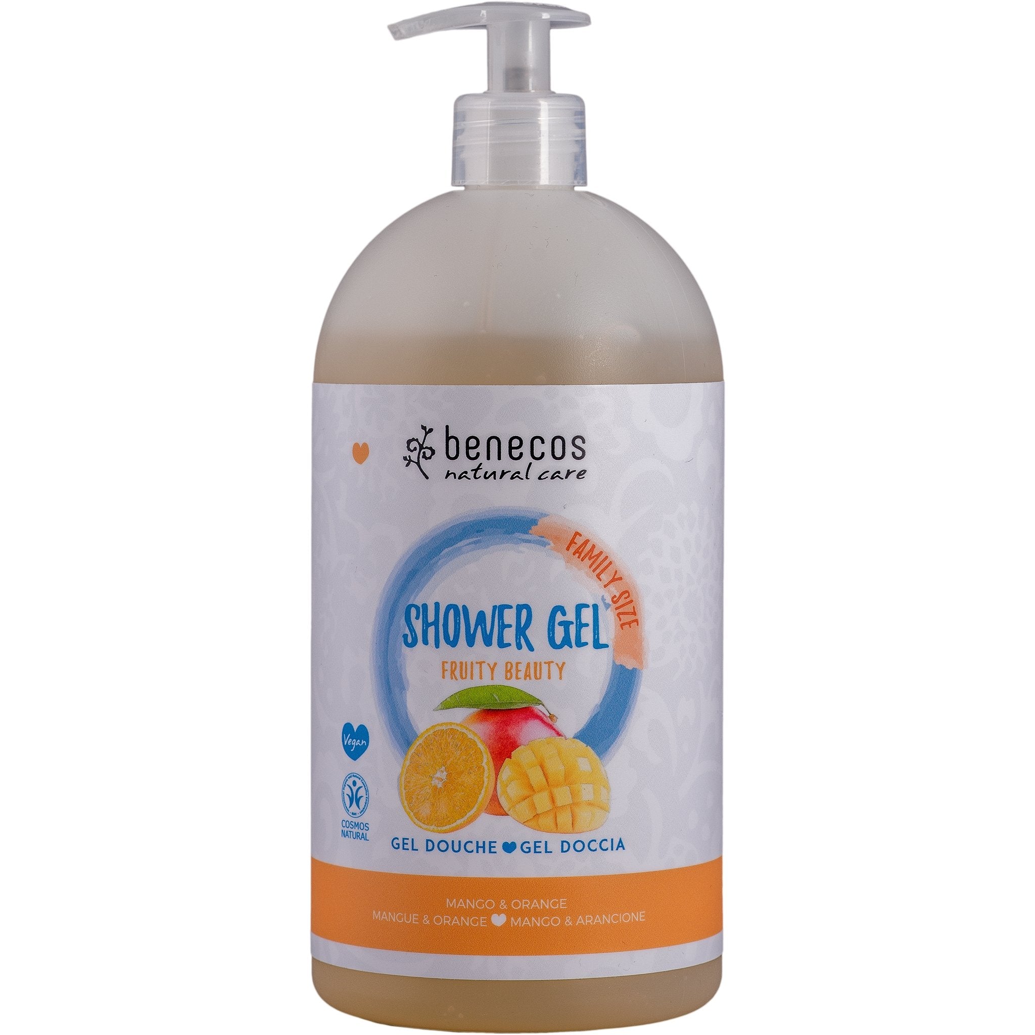 Fruity Beauty Family Size Shower Gel - Mango & Orange - mypure.co.uk